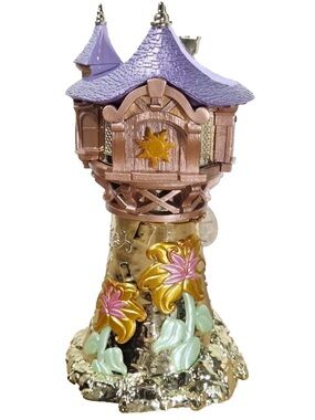 Bath & Body Works Rapunzel Tower Pedestal 3- Wick Candle Holder Disney Princess